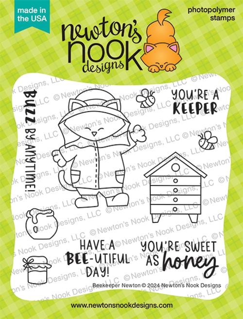 Beekeeper Newton Stamp Set ©2024 Newton's Nook Designs