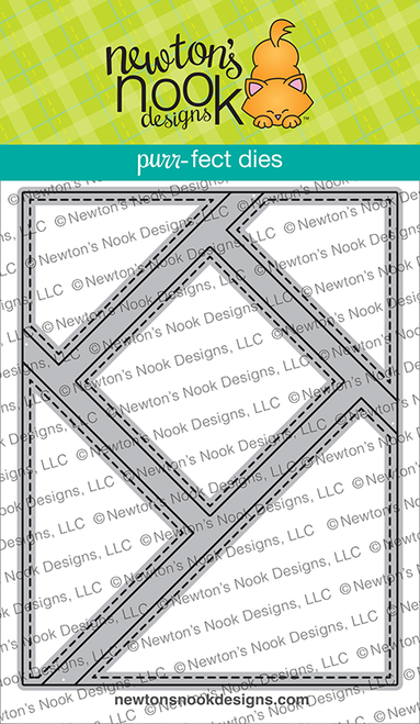 Fractured Card Layout Die Set ©2024 Newton's Nook Designs