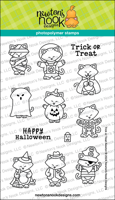 Trick or Treat Newton Stamp Set ©2024 Newton's Nook Designs