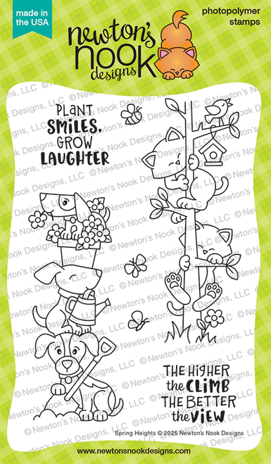Spring Heights Stamp Set ©2025 Newton's Nook Designs