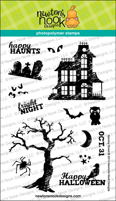 Spooky Street Stamp Set ©2014 Newton's Nook Designs