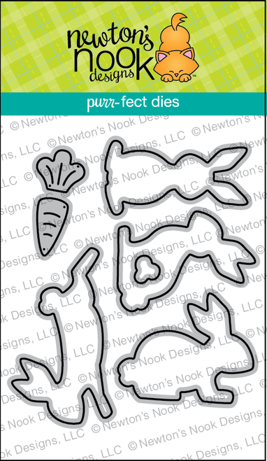 Bunny Silhouettes Die Set ©2026 Newton's Nook Designs