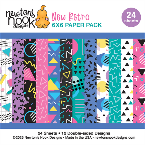 New Retro Paper Pack ©2026 Newton's Nook Designs