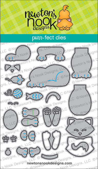 Cat Builder Die Set ©2026 Newton's Nook Designs