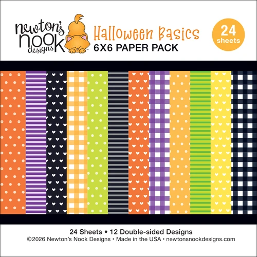 Halloween Basics Paper Pack ©2026 Newton's Nook Designs