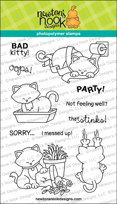 Naughty Newton Stamp Set ©2015 Newton's Nook Designs