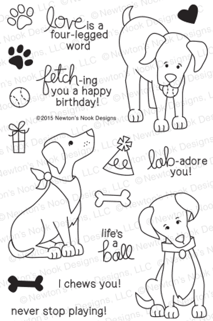 Fetching Friendship Stamp Set | © 2015 Newton's Nook Designs