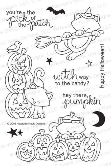 Newton's Boo-tiful Night Stamp Set ©2016 Newton's Nook Designs