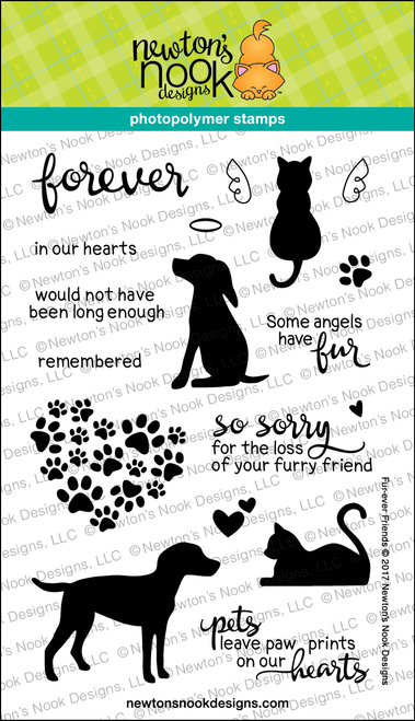 Furr-ever Friends Stamp Set ©2017 Newton's Nook Designs