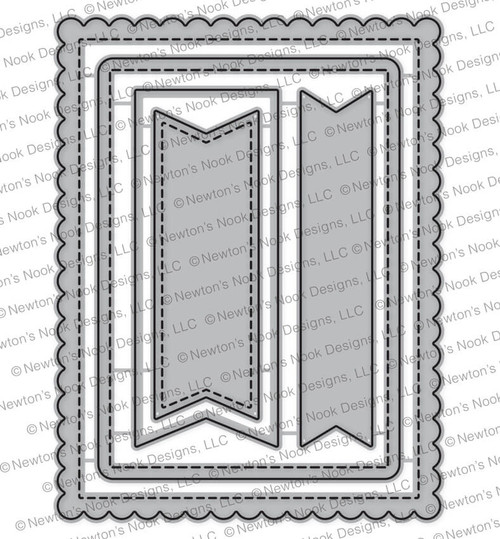 Frames & Flags Die Set ©2017 Newton's Nook Designs