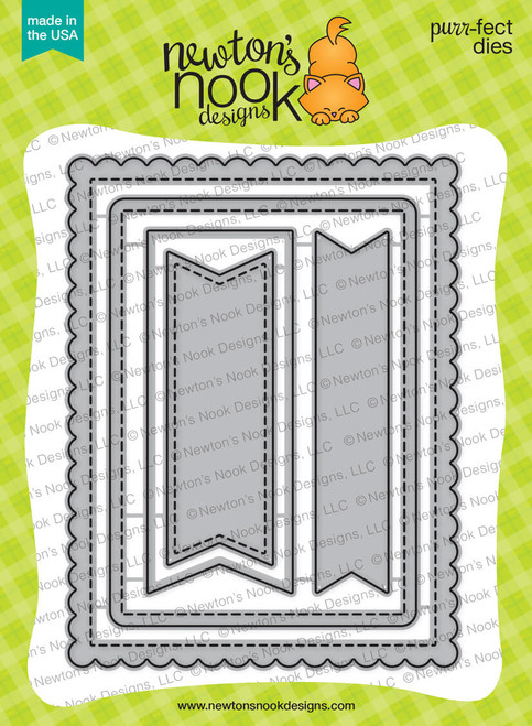 Frames & Flags Die Set ©2017 Newton's Nook Designs