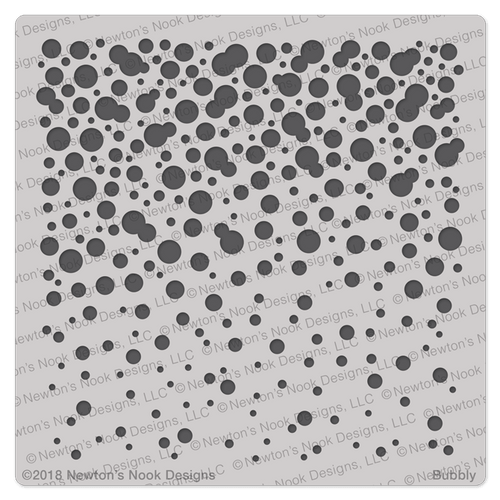 Bubbly Stencil ©2018 Newton's Nook Designs
