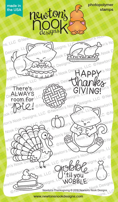 Newton's Thanksgiving Stamp Set ©2018 Newton's Nook Designs
