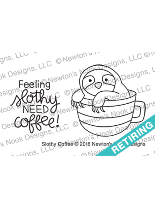 Slothy Coffee Stamp Set ©2018 Newton's Nook Designs