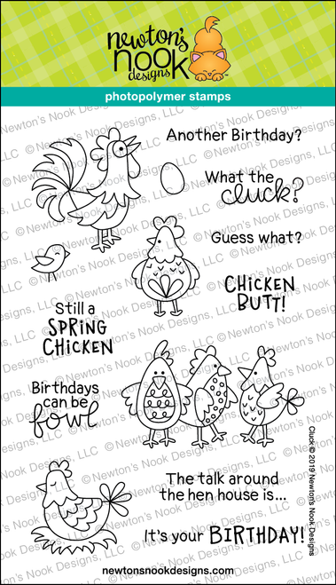 Cluck Stamp Set ©2019 Newton's Nook Designs