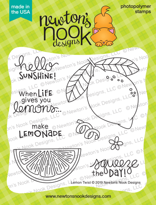 Lemon Twist Stamp Set ©2019 Newton's Nook Designs