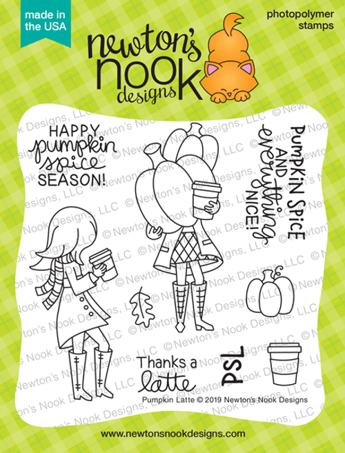 Pumpkin Latte Stamp Set ©2019 Newton's Nook Designs