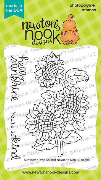 Sunflower Days Stamp Set ©2019 Newton's Nook Designs
