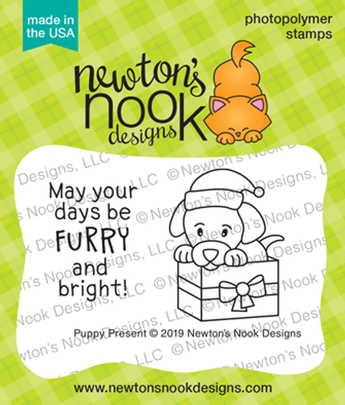 Puppy Present Stamp Set ©2019 Newton's Nook Designs