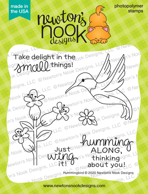 Hummingbird Stamp Set ©2020 Newton's Nook Designs