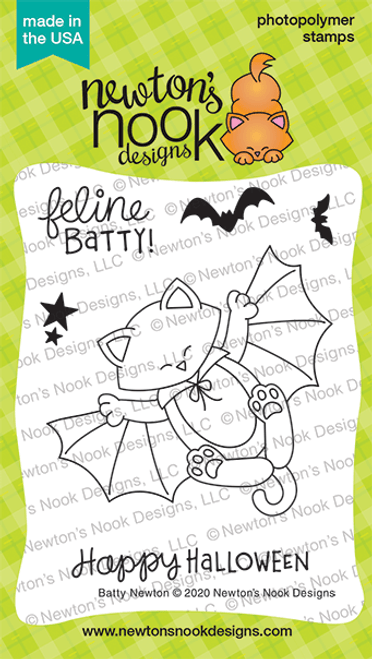 Batty Newton Stamp Set ©2020 Newton's Nook Designs
