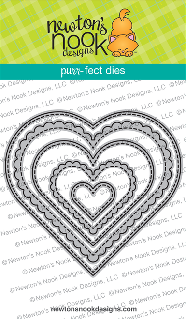 Heart Frames Die Set ©2021 Newton's Nook Designs