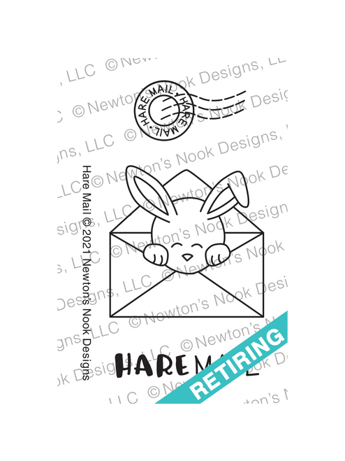 Hare Mail Stamp Set ©2021 Newton's Nook Designs