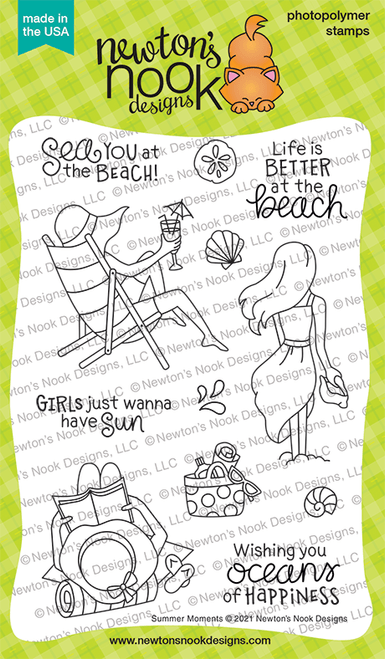 Summer Moments Stamp Set ©2021 Newton's Nook Designs