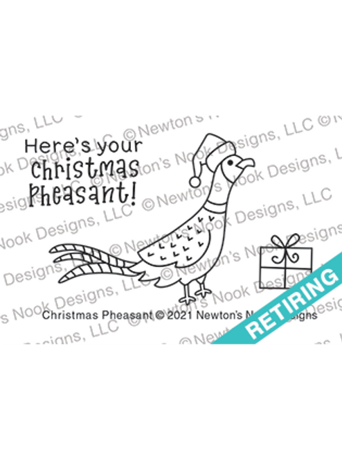 Christmas Pheasant Stamp Set ©2021 Newton's Nook Designs