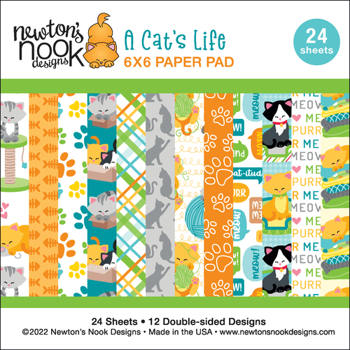 A Cat's Life Paper Pack ©2022 Newton's Nook Designs