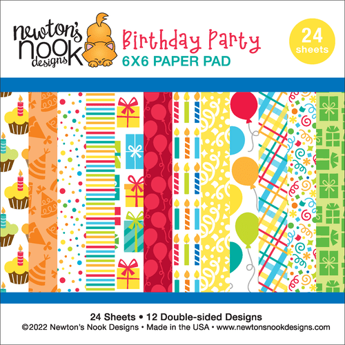 Birthday Party Paper Pack ©2022 Newton's Nook Designs