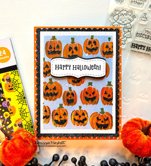 Jack-o'-lantern Stencil Set - Newton's Nook Designs