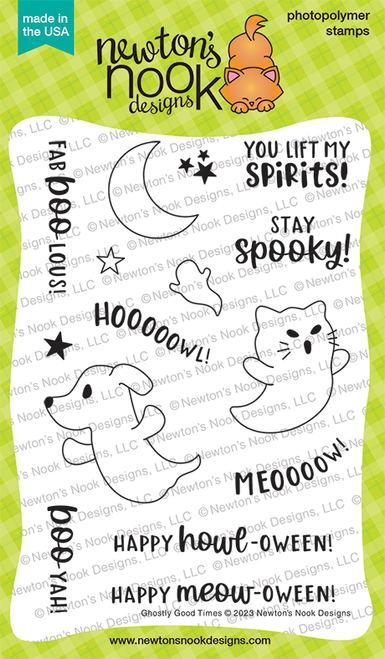 Ghostly Good Times Stamp Set ©2023 Newton's Nook Designs