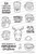 Christmas Coffees Stamp Set ©2024 Newton's Nook Designs