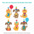 Birthday Accessories Die Set ©2026 Newton's Nook Designs