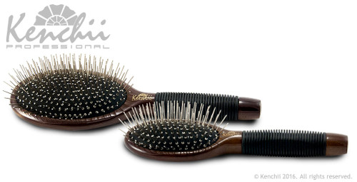 Metal Pin Brush Duo