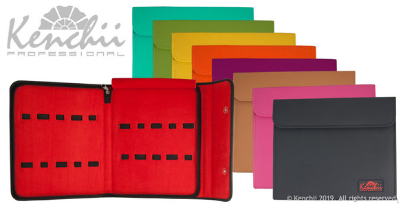 KEL10 ten shear case all colors (green, yellow, orange, purple, tan, pink, black, and turquoise).