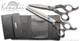 Evolution 5.5" straight scissor with 46-tooth thinner and black KEO 6-scissor case. Evolution 5.5" straight scissor with 46-tooth thinner and black KEO 6-scissor case.