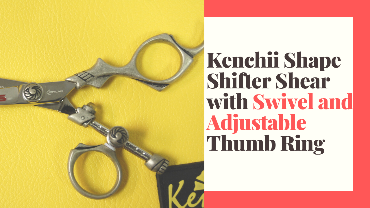 Kenchii Shape Shifter Shear with Swivel and Adjustable Thumb Ring