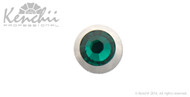 Green single stone jewel screw.