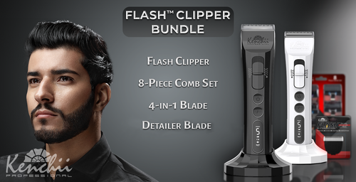 Kenchii Flash™ Digital Cordless Clipper | Bundle - Kenchii Beauty