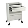 Joiken Fusion PLUS White 4 Drawer Hairdressing Beauty Trolley - Click'n Clean Castor Wheels