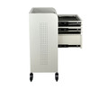 Joiken Fusion PLUS White 4 Drawer Hairdressing Beauty Trolley - Click'n Clean Castor Wheels