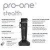 Pro One Stealth Professional Cordless Clipper