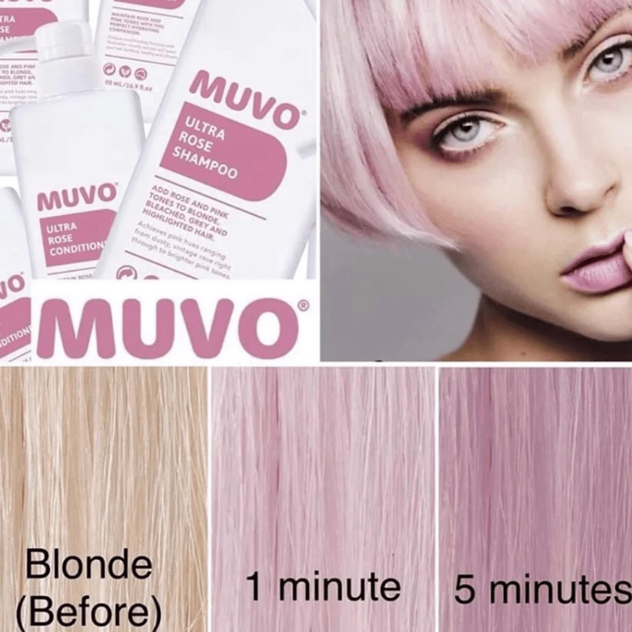 MUVO ULTRA ROSE SHAMPOO 500ML Belleza