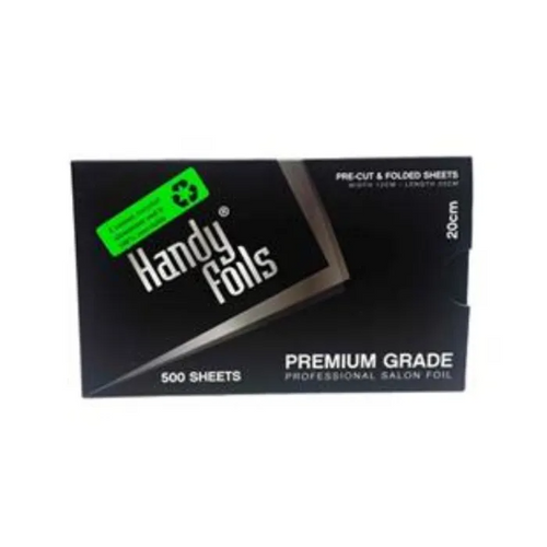 Handy Precut Foil 20cm x 12cm  - Silver 500 Sheets - 20 Micron