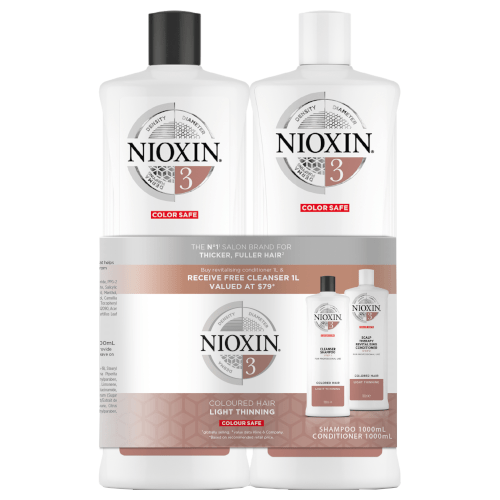 Nioxin System 3, Litre DUO Pack 1 Litre x 2