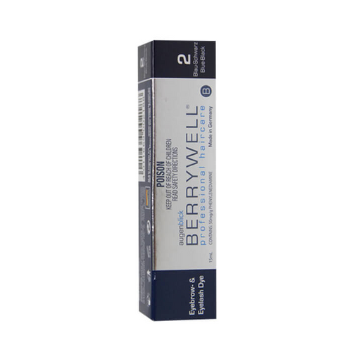 Berrywell Eyebrow & Eyelash Tint Blue Black - 2