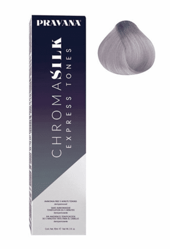 Pravana ChromaSilk - Smokey Silver Express Tones 90ml