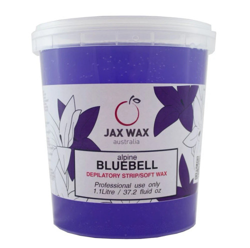 Jax Wax Alpine Bluebell Depilatory Strip / Soft Wax 1.1 Litre